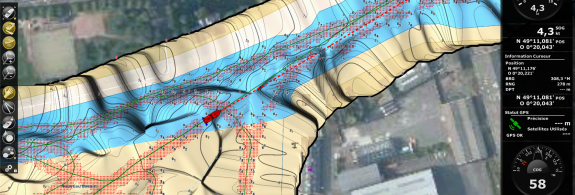 Bathymetrie mapping
